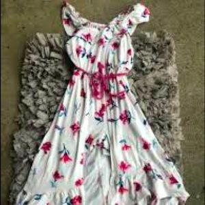 Paper doll White floral romper